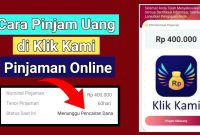 Pinjaman Online KlikKami Solusi Dana Cepat yang Aman dan Terpercaya